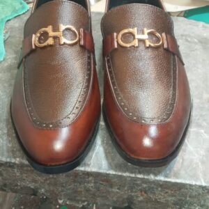 Wingtips handmade leather shoes